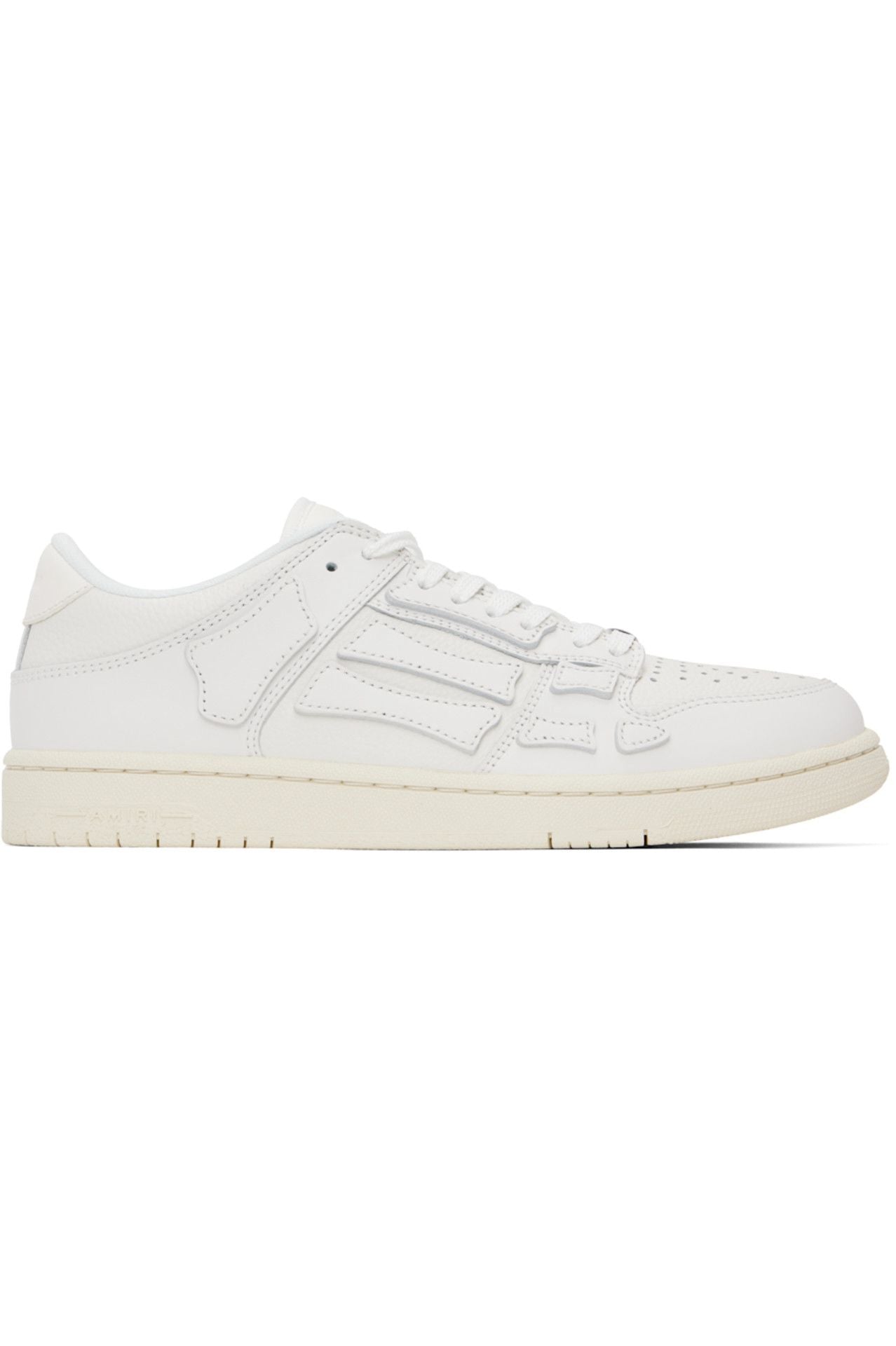 AMIRI White Skel-Top Low