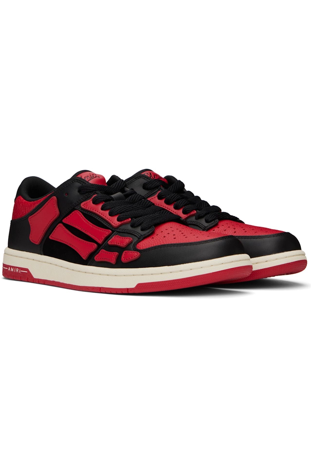 AMIRI Black & Red Skel-Top Low