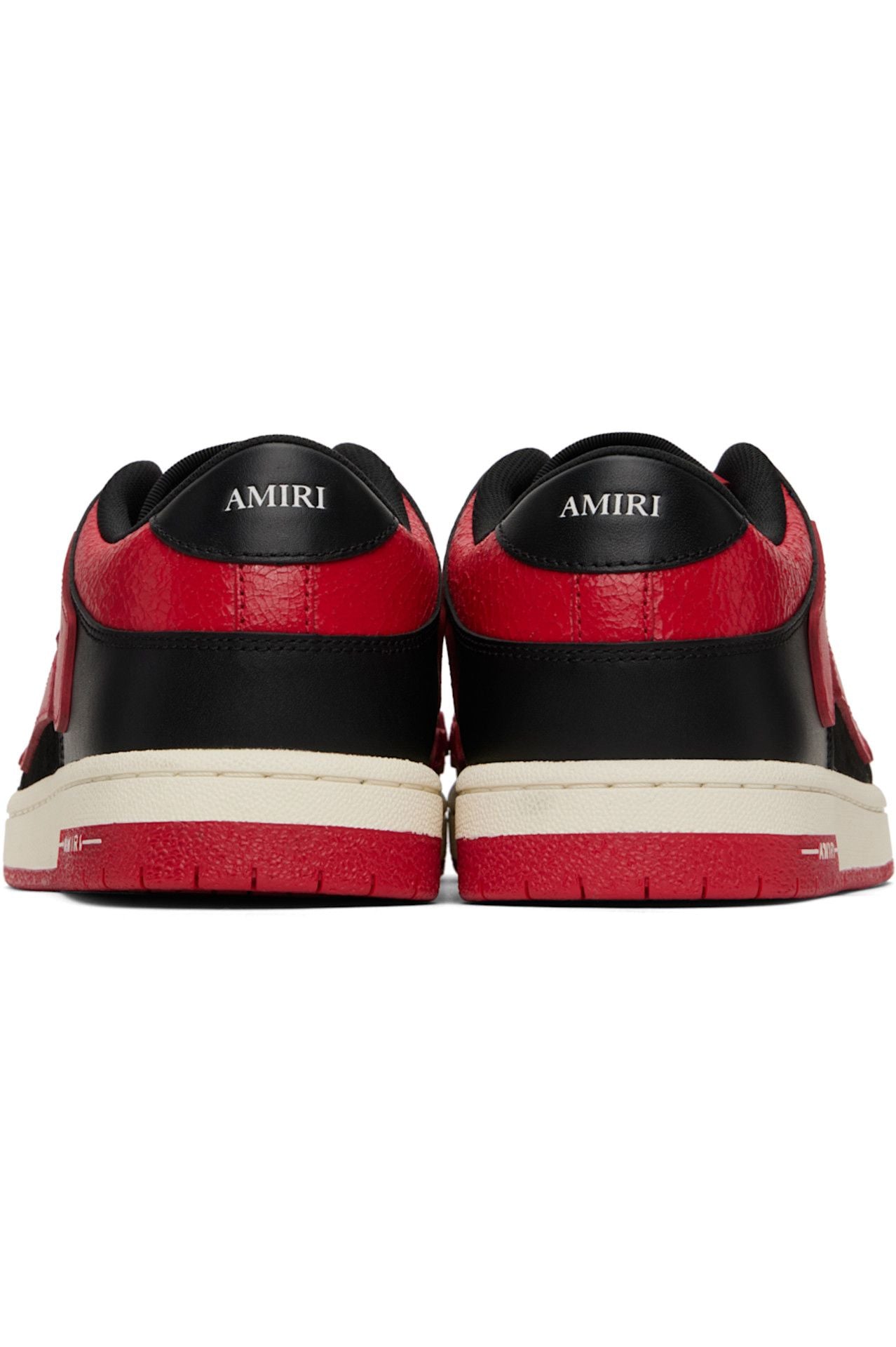 AMIRI Black & Red Skel-Top Low