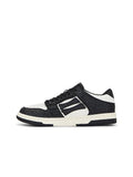 AMIRI White & Black Shimmer Skel-Top Low